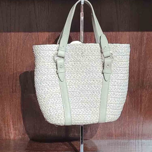 Helen Kaminski Handbags - NWT- Helen Kaminski Pinimil S Bridle – Raffia Tote Bag – Eclipse Melange (#800)